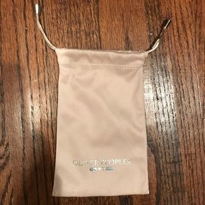Oliver Peoples glasses cleaning bag cloth pouch